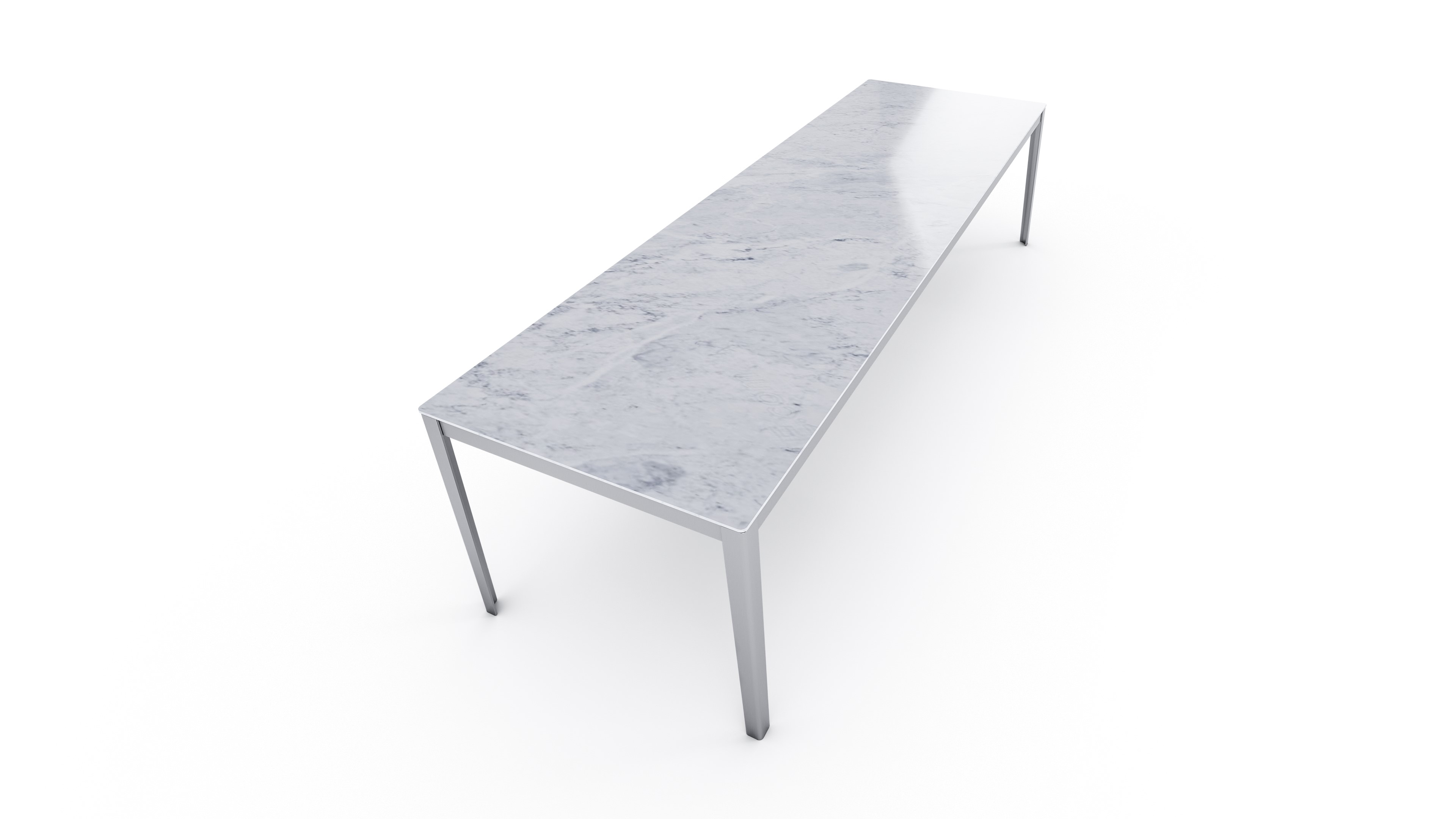 Hero image of the Cotone Dining Table Rectangular 280x90x74cm designed by Ronan and Erwan Bouroullec, available online in Canada. Made by Archetype Forms.