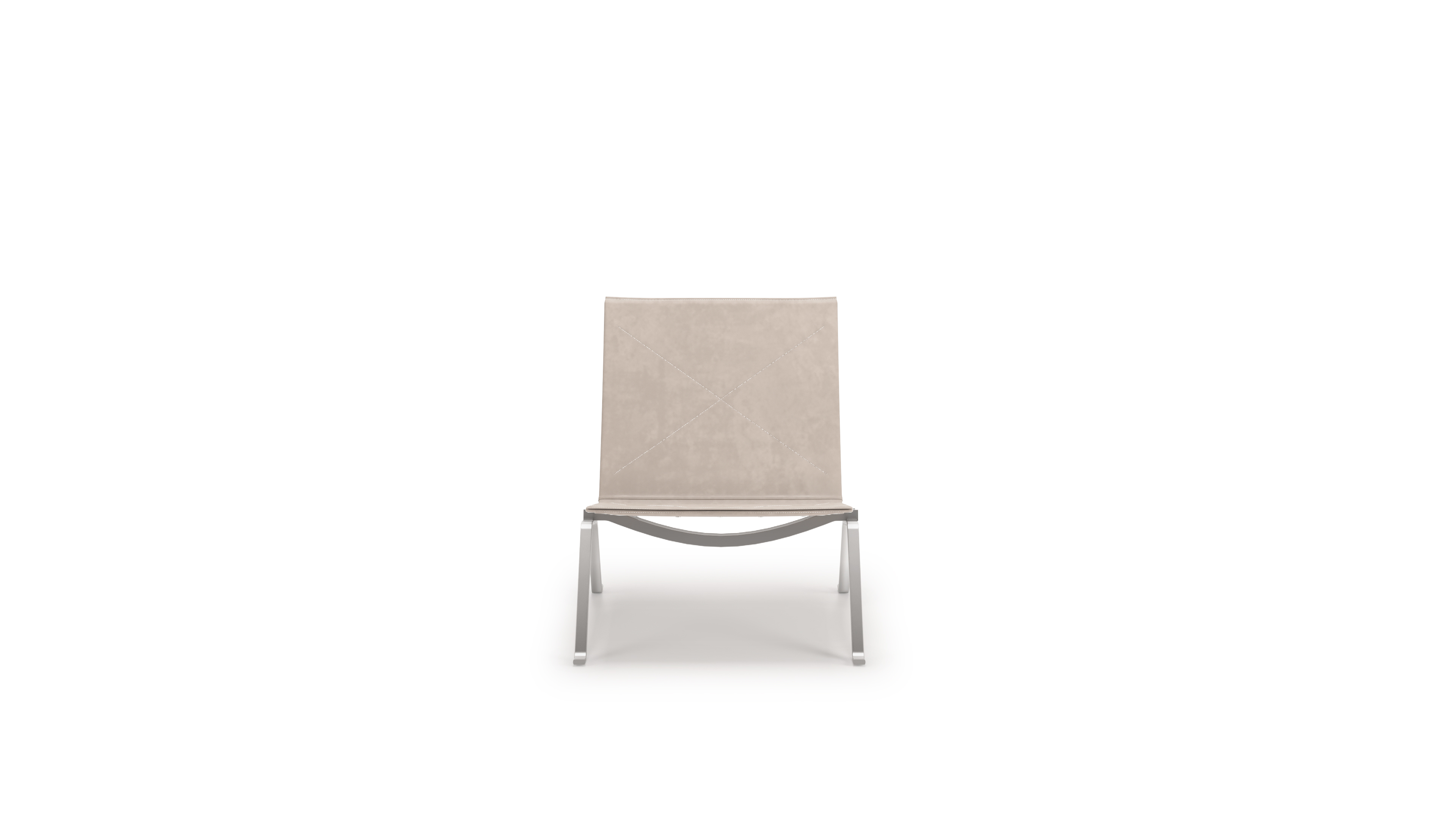 Hero Image of the PK22 Easy Chair Upholstered by Poul Kjærholm, designed by Poul Kjærholm, available online in Canada. Made by Archetype Forms.