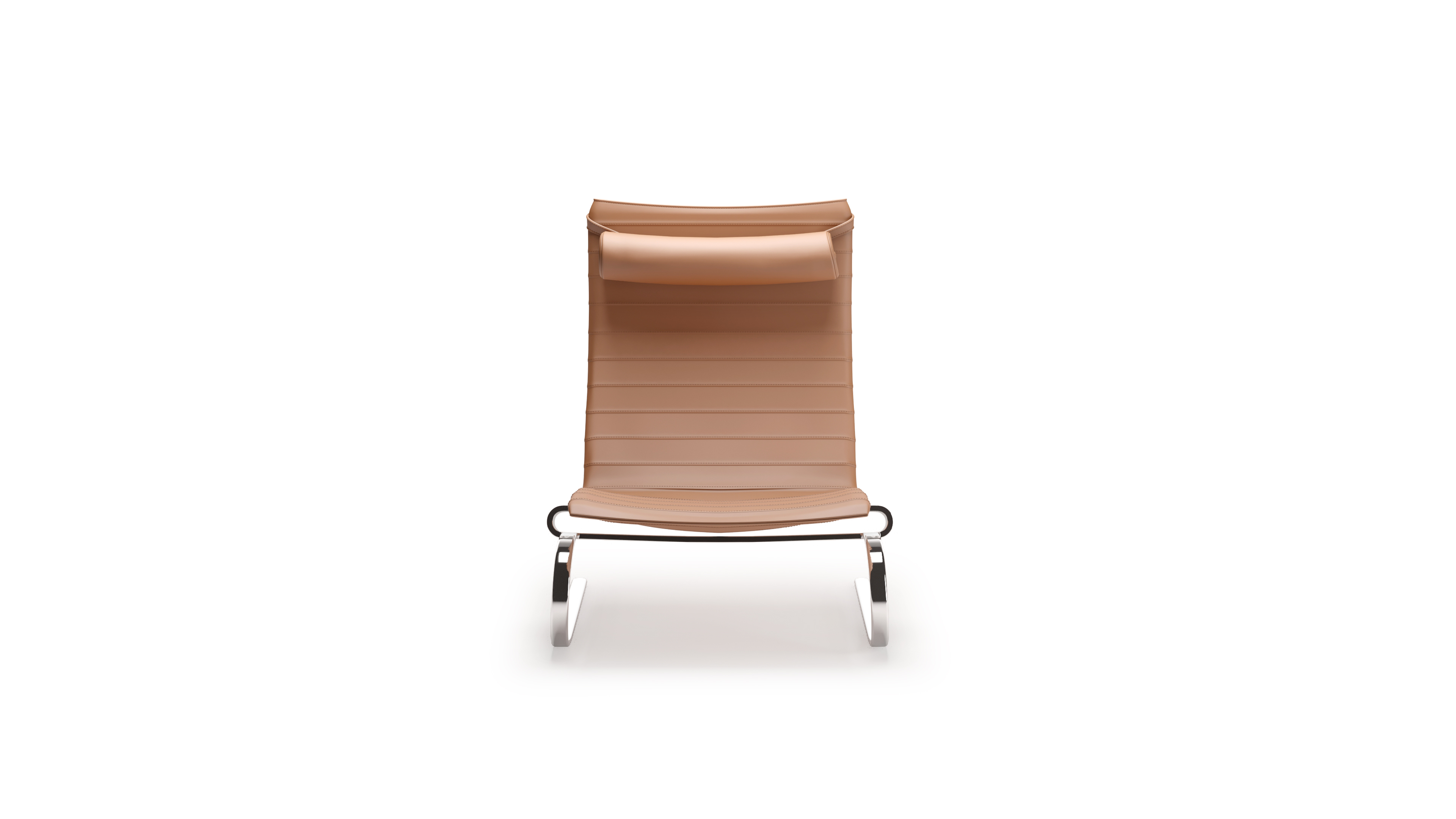 Hero image of the Poul Kjærholm PK20 Chair Lounge Chair Animal Hide by Poul Kjærholm, available online in Canada. Made by Archetype Forms.