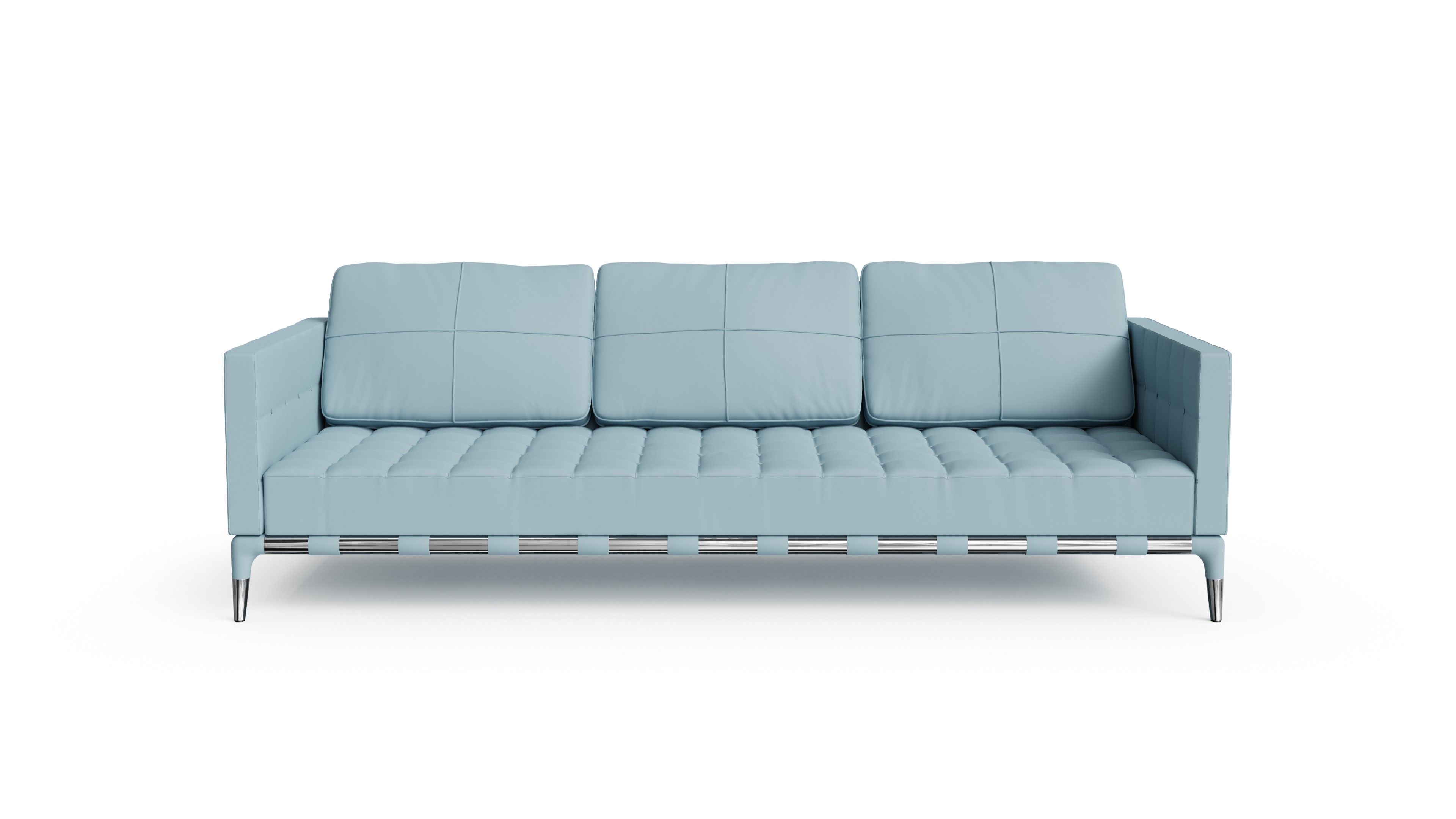 Hero image of the 241 Privé 3-Seat Sofa 241 63 by Philippe Starck, available online in Canada. Designed by Philippe Starck, Made by Archetype Forms.