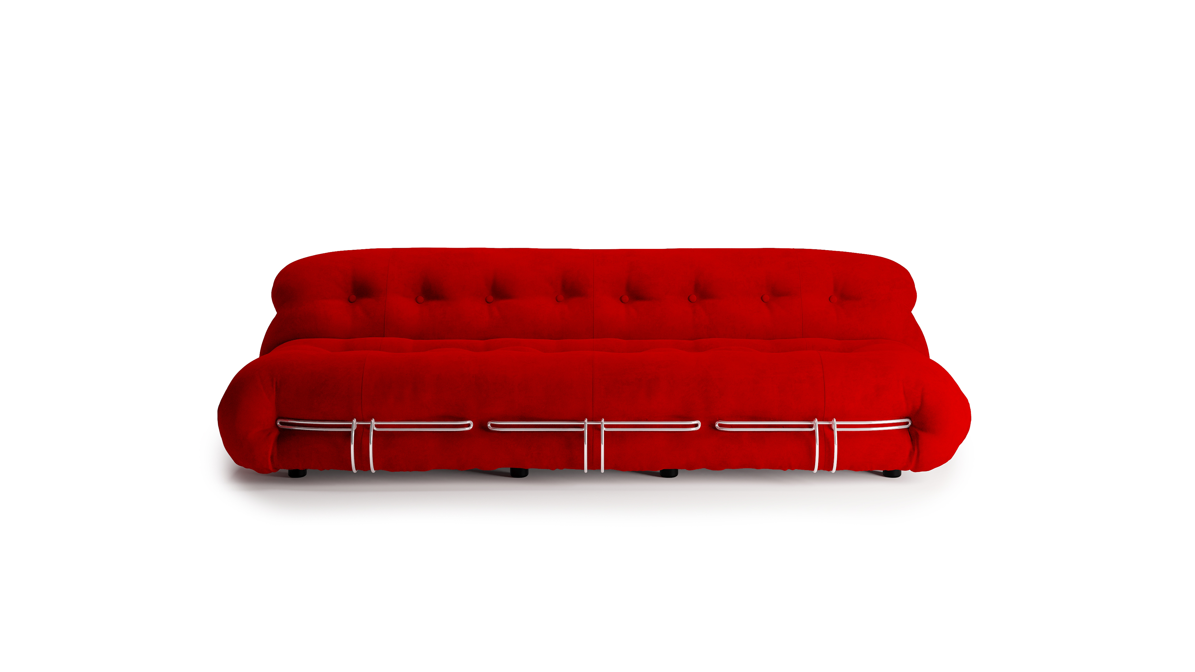 Hero image of the Soriana 3-Seat Sofa by Afra and Tobia Scarpa, designed by Afra and Tobia Scarpa, available online in Canada. Made by Archetype Forms.